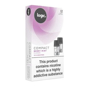 Logic Berry Mint 12mg Compact Vape Pods