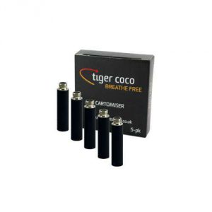 Tiger Coco – Super E Cigarette Cartomisers – Tobacco – Pack of 5