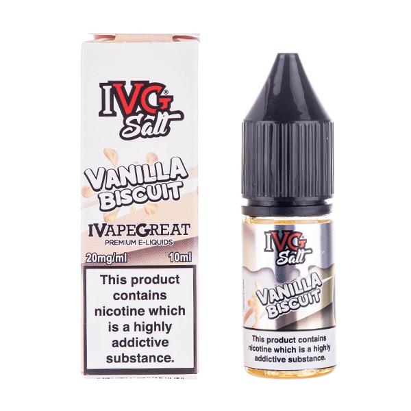 Vanilla Biscuit Nic Salt E-Liquid By IVG