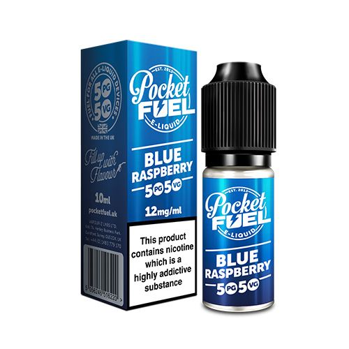 Pocket Fuel Blue Raspberry 50/50 E-Liquid