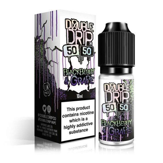 Double Drip E-Liquid Blackberry & Grape 50/50 E-Liquid