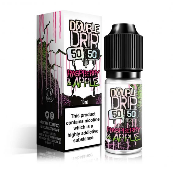 Double Drip E-Liquid Raspberry & Apple 50/50 E-Liquid