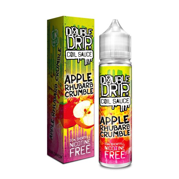 Double Drip E-Liquid Apple Rhubarb Crumble Shortfill E-Liquid