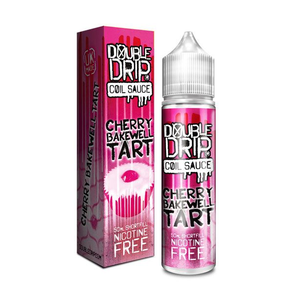 Double Drip E-Liquid Cherry Bakewell Tart Shortfill E-Liquid