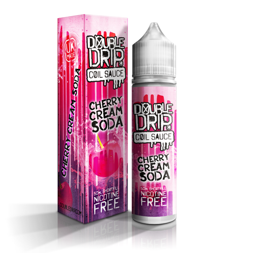 Double Drip E-Liquid Cherry Cream Soda Shortfill E-Liquid