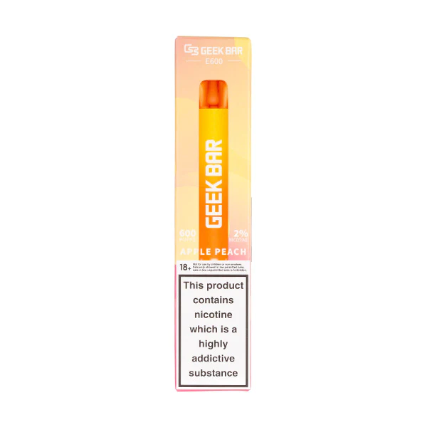 Geek Bar E600 Disposable Vape - Apple Peach