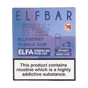 Blueberry Bubblegum Elfa Prefilled Pods by Elf Bar