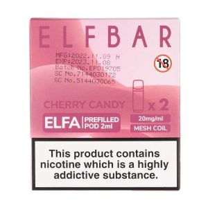 Cherry Candy Elfa Prefilled Pods by Elf Bar