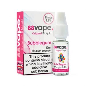 88Vape Bubblegum 10ml E-Liquid