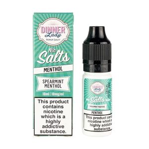 Spearmint Menthol Nic Salt E-Liquid by Dinner Lady