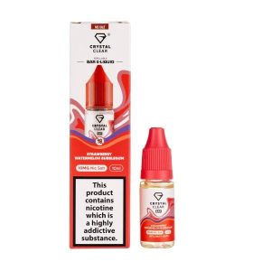 Strawberry Watermleon Bubblegum Nic Salt E-Liquid by Crystal Clear