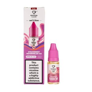 Strawberry Watermleon Ice Nic Salt E-Liquid by Crystal Clear