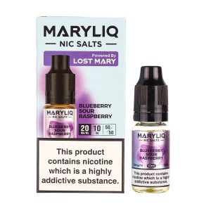 Blueberry Sour Raspberry Nic Salt E-Liquid by Maryliq