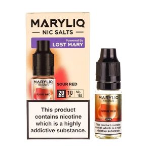 Sour Red Nic Salt E-Liquid by Maryliq