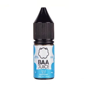 Sour Blue Raspberry Nic Salt E-Liquid by Baa Juice