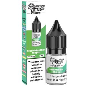 Ramsey Bar Fusion V2 Fresh Menthol Mojito 10ml Nic Salt