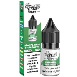 Ramsey Bar Fusion V2 Kiwi Passion Fruit Guava 10ml Nic Salt