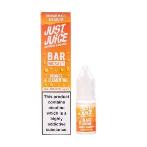 Orange & Clementine Bar Nic Salt E-Liquid by Just Juice