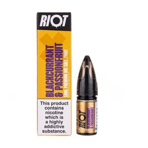Blackcurrant Passionfruit Nic Salt E-Liquid by Riot Squad X
