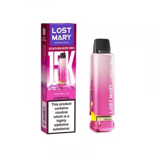 Englarge image icon Lost Mary Nera15K Strawberry Ice Prefilled Vape Pods
