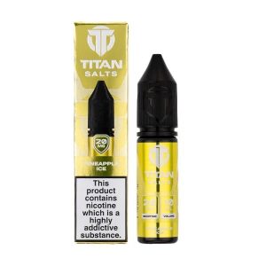 Pineapple Ice Nic Salt E-Liquid by Gold Bar Titan