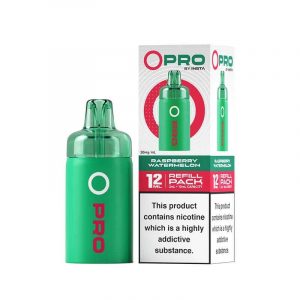 Englarge image icon Insta O Pro Raspberry Watermelon Prefilled Vape Pod + Refill