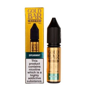 Spearmint Nic Salt E-Liquid by Gold Bar