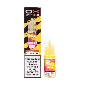 Fruity Gum Nic Salt E-Liquid by Oxva Ox Passion