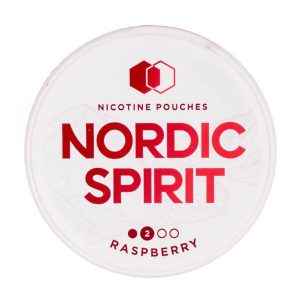 Raspberry Standard Nicotine Pouches by Nordic Spirit