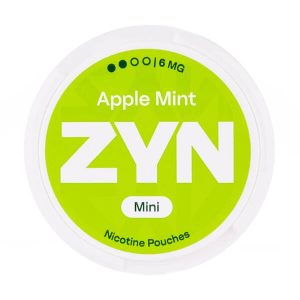 Apple Mint Mini Medium Nicotine Pouches by Zyn