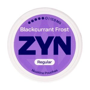 Blackcurrant Frost Regular Nicotine Pouches by Zyn