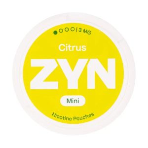Citrus Mini Medium Nicotine Pouches by Zyn