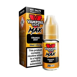 Orange Zest Nic Salt E-Liquid by Vampire Vape Max