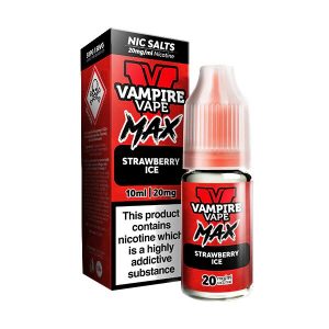 Strawberry Ice Nic Salt E-Liquid by Vampire Vape Max