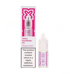 Triple Raspberry Ice Nic Salt by Pod Salt Nexus