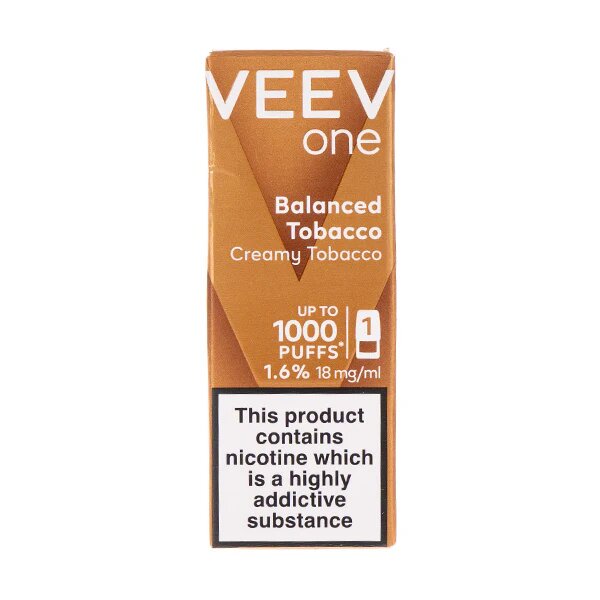 BalancedTobaccoVeevOnePrefilledPodbyVeev_Sing … BalancedTobaccoVeevOnePrefilledPodbyVeev_Sing …