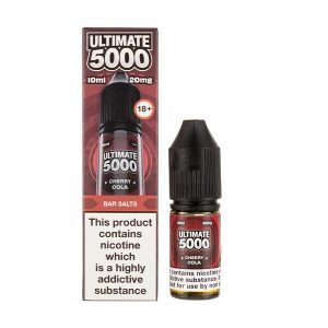 Cherry Cola Nic Salt E-Liquid by Ultimate 5000 Bar Salt