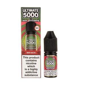 Raspberry Watermelon Nic Salt E-Liquid by Ultimate 5000 Bar Salt